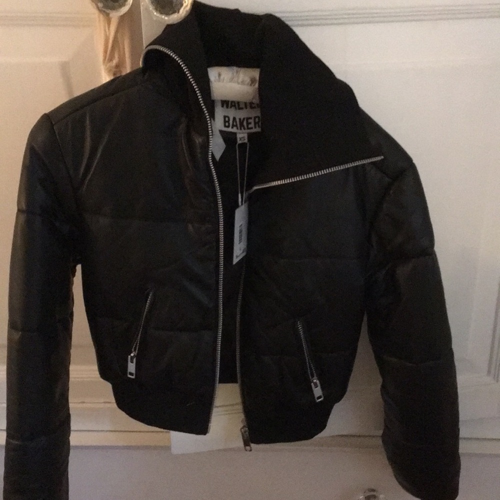 Ted baker London black bomber  style coat  xs